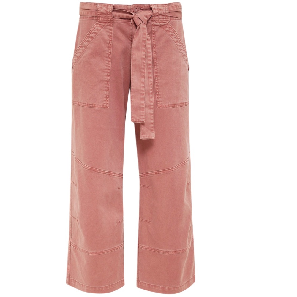 Sanctuary Reissue 90s Sash Wide-Leg Pants XS – Dusty Rose Pink NWT - Picture 3 of 6